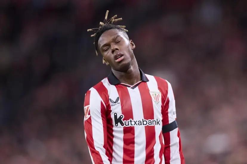 欧冠现场竞猜-马卡：尼科-威廉斯耻骨痛仍很严重，这可能令他无缘世界杯